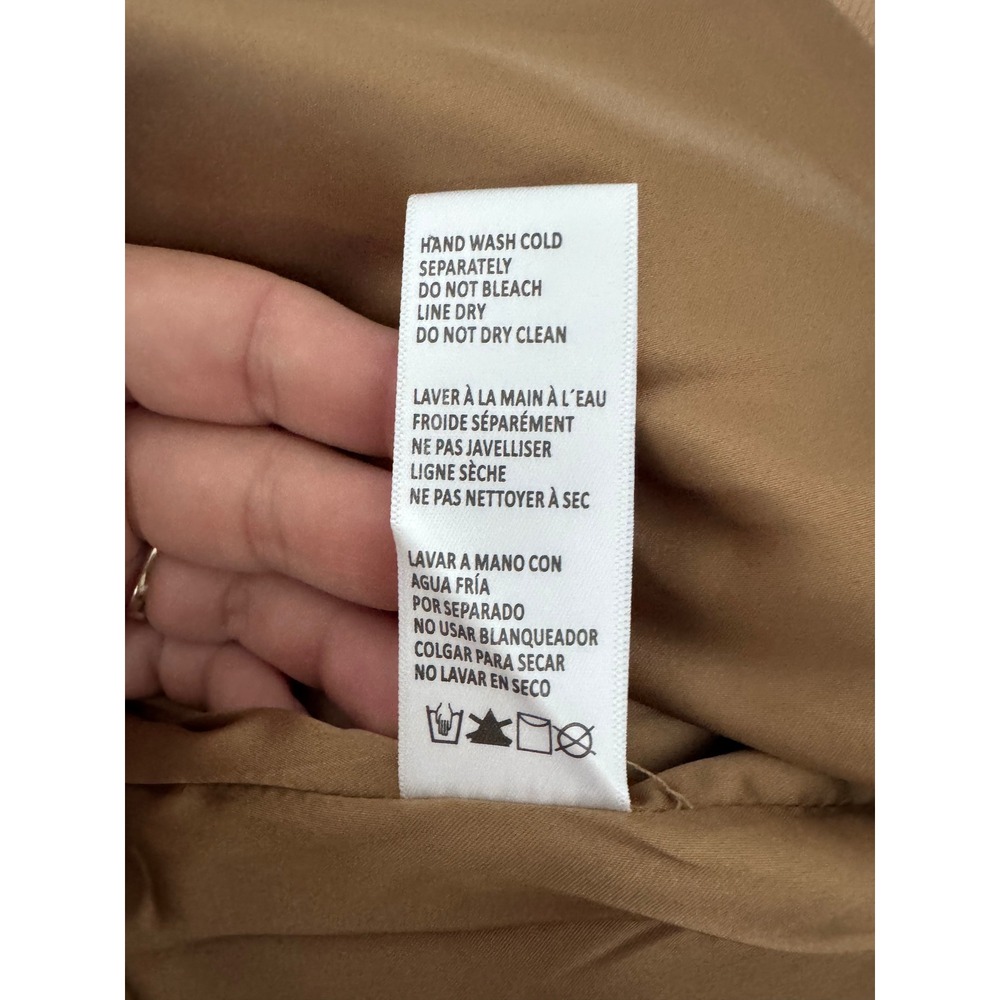 NWT Good American Luxe Suiting Sleeveless Blazer Dress Pecan Size 3 L EE - Picture 8 of 8